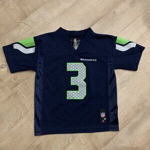 NFL Seattle Seahawks Russell Wilson #3 Jersey Childs Kids Boys Medium M (5/6)